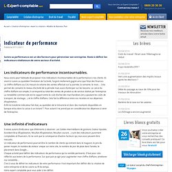 Les indicateurs de performance (3)