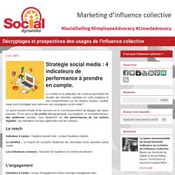 Stratégie social média : 4 indicateurs de performance à prendre en compte.