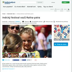 Kudy z nudy - Indický festival vozů Ratha-yatra