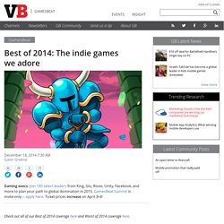 Best of 2014: The indie games we adore