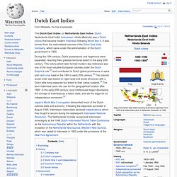 Dutch East Indies