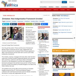 Zimbabwe: New Indigenisation Framework Unveiled