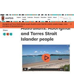 Indigenous Australians: Aboriginal and Torres Strait Islander people