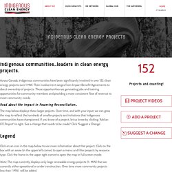 Indigenous Clean Energy Projects - Indigenous Clean Energy