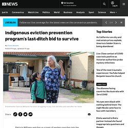 Indigenous eviction prevention program's last-ditch bid to survive