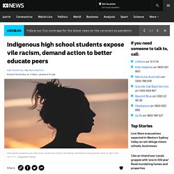Indigenous high school students expose vile racism, demand action to better educate peers