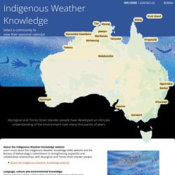 Indigenous Weather Knowledge - Bureau of Meteorology