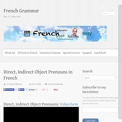Object Pronouns in French