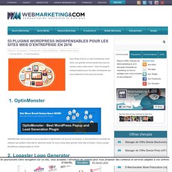 53 Plugins WordPress indispensables pour les sites web d'entreprise en 2016