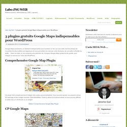 3 plugins gratuits Google Maps indispensables pour WordPress - Labo JNG WEB : Sites & Référencement