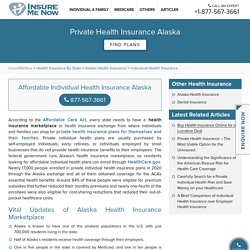 Individual & Family Health Insurance Alaska Plans
