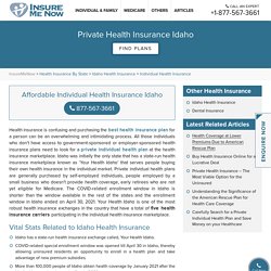 Individual & Family Health Insurance Idaho Plans