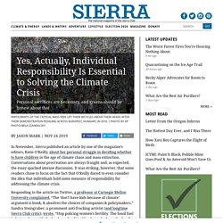 Yes, Individual Responsibility Is Essential