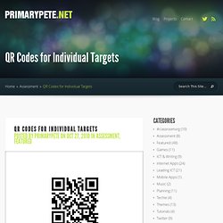 QR Codes for Individual Targets