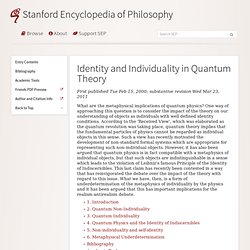 Identity and Individuality in Quantum Theory