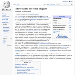 Individualized Education Program - Wikipedia, the free ...