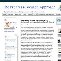Forward in Solution-Focused Change: Developing a Growth Mindset - How individuals and organizations benefit from it