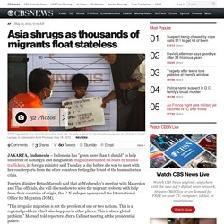 Indonesia and Asia shrug over Myanmar Rohingya and Bangladesh migrants stranded in Andaman Sea