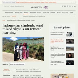 Indonesian students send mixed signals on remote learning