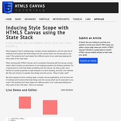 Inducing Style Scope with HTML5 Canvas using the State Stack