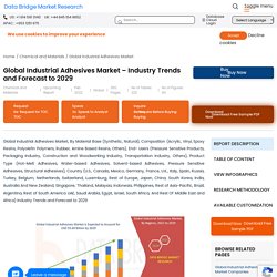 Industrial Adhesives Market