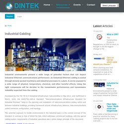 Industrial Cabling - DINTEK Electronic Ltd