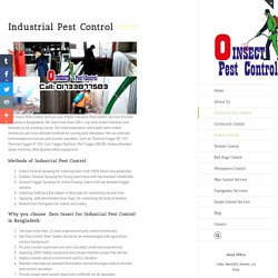 Industrial Pest Control - Zero Insect Pest Control Services