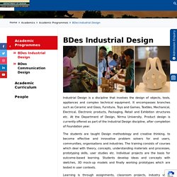 BDes Industrial Design - Department of Design