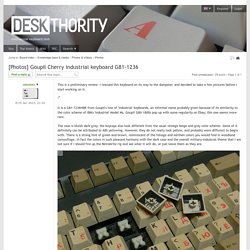[Photos] Goupil Cherry industrial keyboard G81-1236
