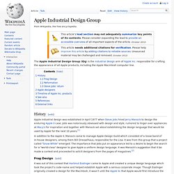 Apple Industrial Design Group