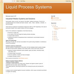 Liquid Process Systems: Industrial Filtration Systems and Solutions