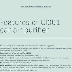 Photocatalyst air purifier