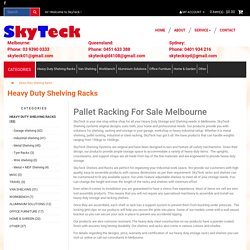 Pallet racking for sale in Melbourne