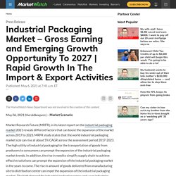 Industrial Packaging Market – Gross Earning and Emerging Growth Opportunity To 2027