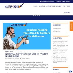 Industrial Painting Tools Used By Painters in Melbourne