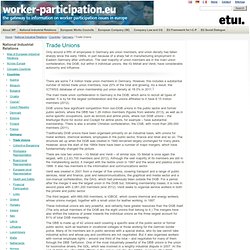 Trade Union / Germany / Countries / National Industrial Relations / Home - WORKER PARTICIPATION.eu
