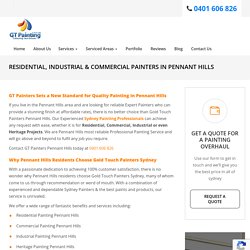 Industrial, Commercial & Residential Painting Services in Pennant Hills