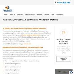 Industrial, Commercial & Residential Painting Services in Balmain