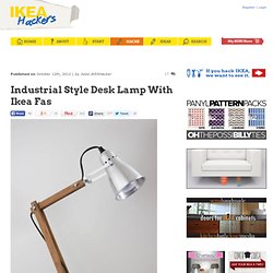 Industrial Style Desk Lamp With Ikea Fas