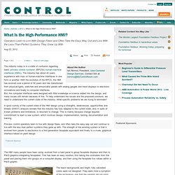 Industrial HMI: ¿Qué es el panel de operador de alto rendimiento?