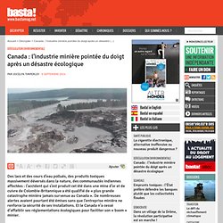 Canada : l’industrie minière pointée du doigt après un désastre écologique