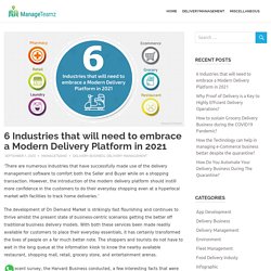 6 Industries that will need to embrace a Modern Delivery Platform in 2021