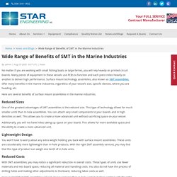 Wide Range of Benefits of SMT in the Marine Industries