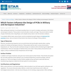 Which Factors Influence the Design of PCBs in Military and Aerospace Industries?