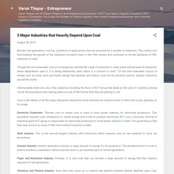 5 Major Industries that Heavily Depend Upon Coal