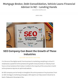 SEO Experts Can Boost the Growth of These Industries