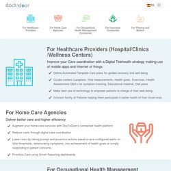 Domains We Serve with Telemedicine and Telehealth