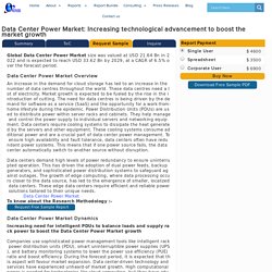 Global Data Center Power Market – Industry Analysis and Forecast (2027