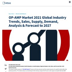 OP-AMP Market 2021 Global Industry Trends, Sales, Supply, Demand, Analysis Forecast to 2027