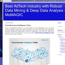 Cloud Business Intelligence Tools